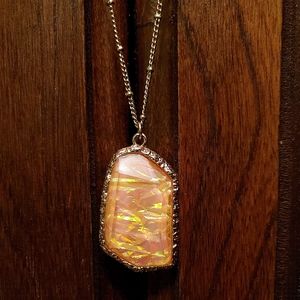 Faux Crystal/Gemstone Necklace